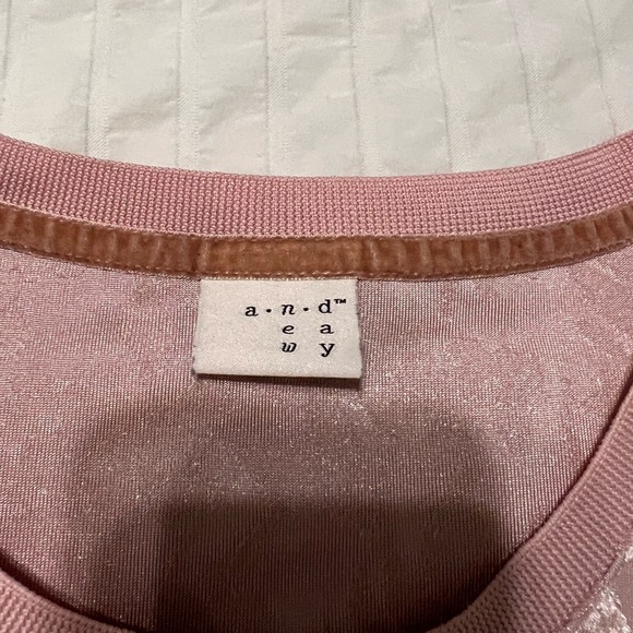 A New Day floral velour top - Picture 3 of 6